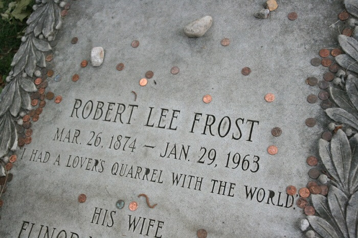 Robert Frost Tombstone